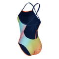Aqua Sphere Essentials Tie Back Women's Swimsuit - Multi/Orange-Swimsuit-Aqua Sphere-SwimPath