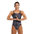 Arena Kikko Pro Challenge Back Ladies Swimsuit - Black/Multi-Swimsuit-Arena-SwimPath
