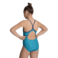 Arena Starfish Girl's Swimsuit - Navy/Multi-Swimsuit-Arena-30-SwimPath