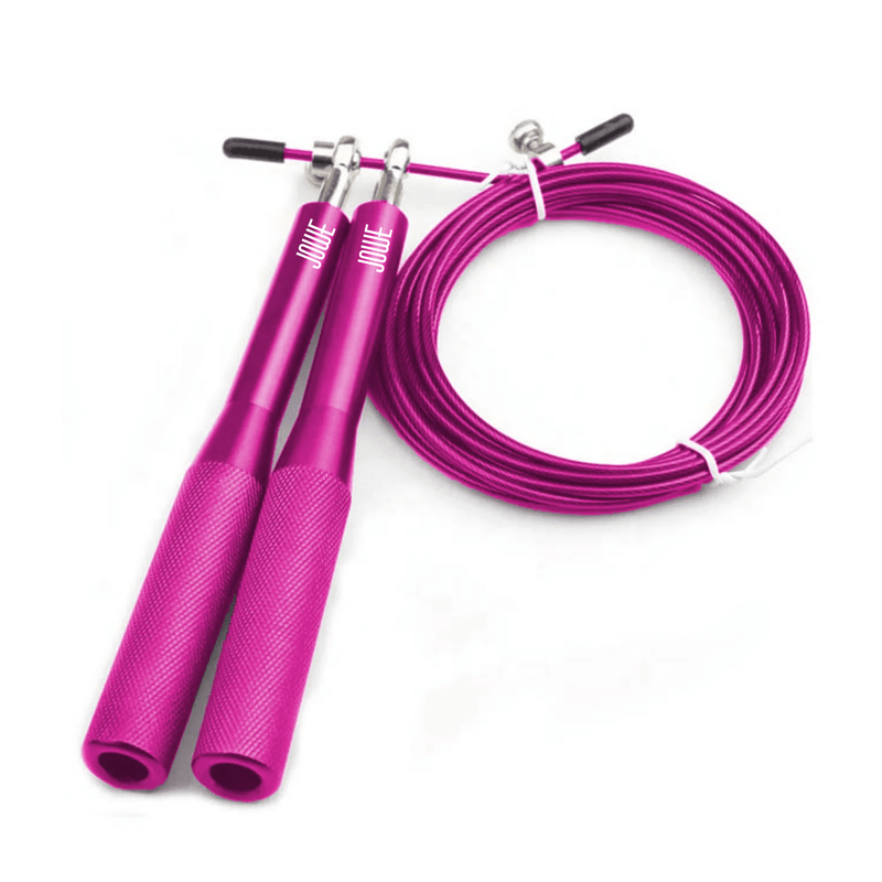 Jowe Adjustable Crossfit Skipping Rope - Pink-Training Aids-Jowe-SwimPath