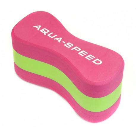Aqua Speed Junior Pull Buoy - Pink Green-Pull Buoy-Aqua Speed-SwimPath