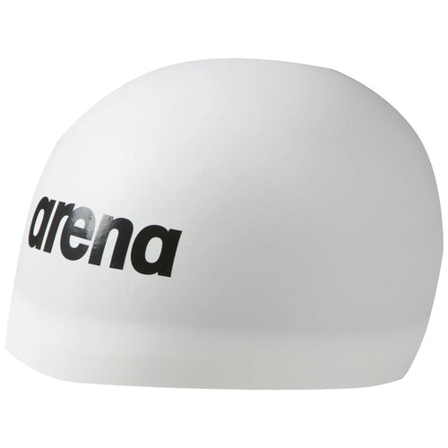 Arena 3D Soft Racing Swimming Cap - White-Swimming Caps-Arena-White-L-SwimPath
