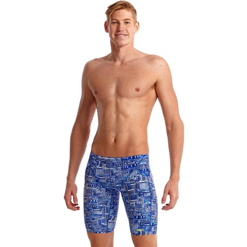 Funky Trunks Sky City Mens Jammers-Training Jammers-Funky Trunks-SwimPath