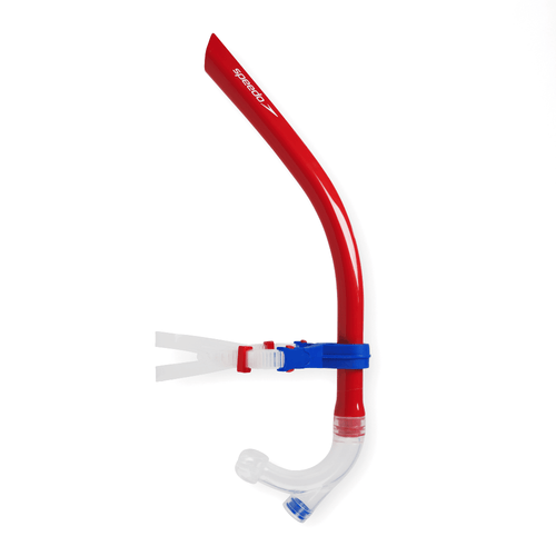 Speedo Centre Snorkel - Red/Blue-Snorkel-Speedo-SwimPath