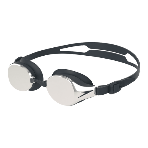 Speedo Hydropure Mirror Goggles - Black/Silver-Goggles-Speedo-SwimPath