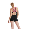 Speedo Hyperboom Splice Women's Legsuit - Pink/Black-Swimsuit-Speedo-SwimPath