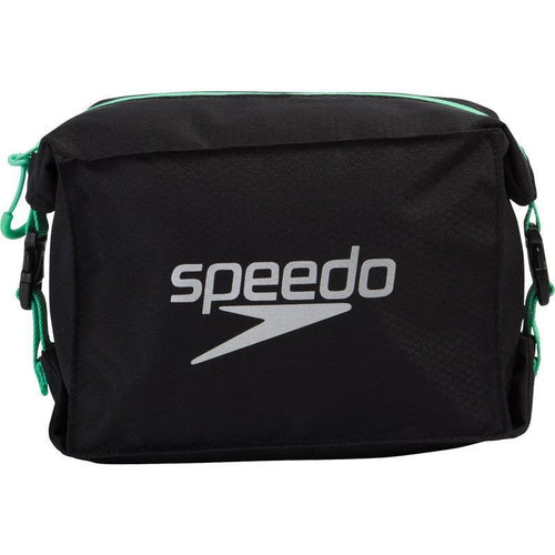Speedo Pool Side Bag - Black/Green-Bags-Speedo-Black/Green-SwimPath