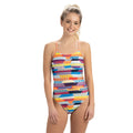 Uglies Womens Stripe Life Double Strap Back One Piece Swimsuit-Swimsuit-Uglies-SwimPath