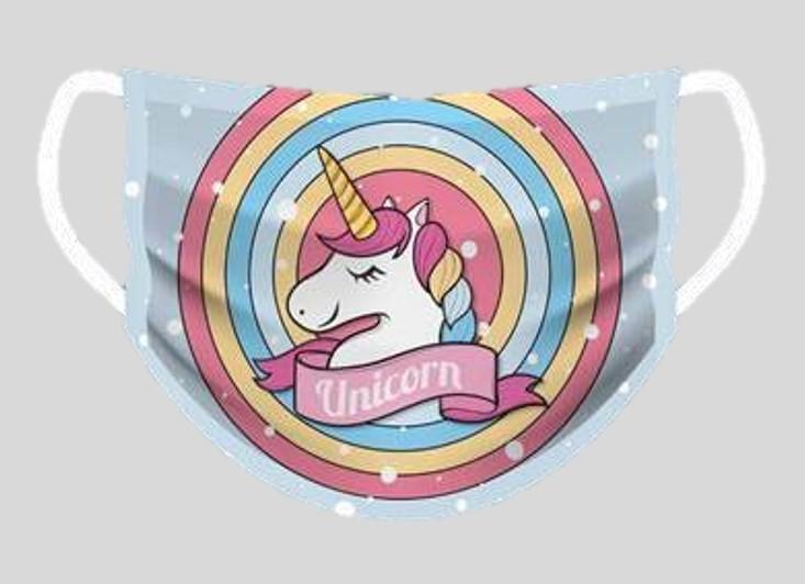 Unicorn Face Cover-Face Cover-Face Mask For Sale UK-Small (Suitable for Kids)-SwimPath